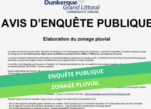 Enquête publique – Zonage pluvial