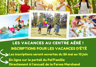 Inscriptions centre de loisirs