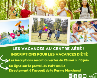Inscriptions centre de loisirs