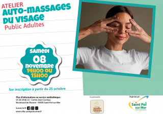 Atelier Médiathèque – Auto-massages du visage