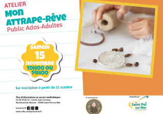 Atelier Médiathèque – Mon attrape-rêve