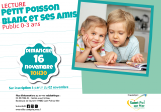 Lecture Médiathèque – Petit poisson blanc et ses amis