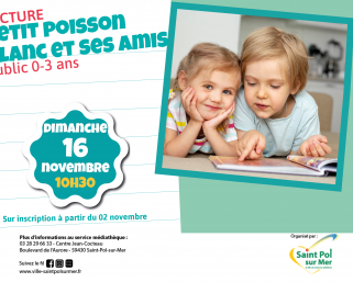 Lecture Médiathèque – Petit poisson blanc et ses amis