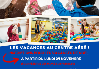 Inscriptions aux ACM pour les vacances de Noël