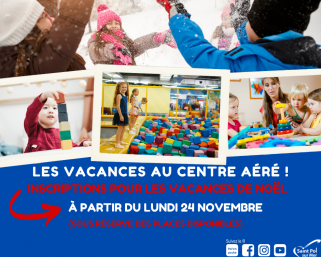 Inscriptions aux ACM pour les vacances de Noël