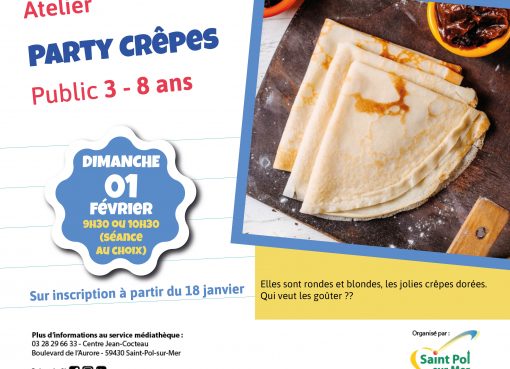 Atelier Médiathèque -Party crêpes