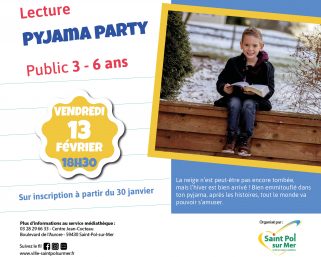 Atelier Médiathèque -Pyjama party