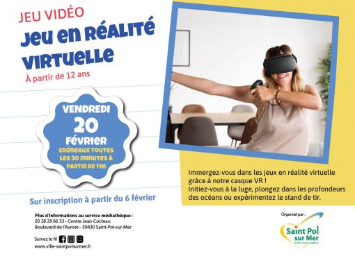 Atelier Médiathèque -Jeu en réalité virtuelle