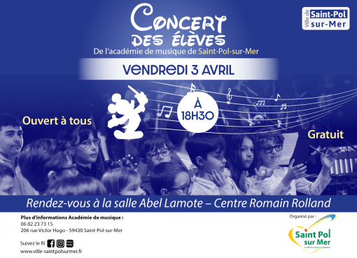 Concert des élèves de l&rsquo;académie