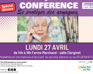 Conférence sénior – Se protéger des arnaques