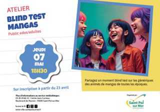 Atelier Médiathèque – Blind test mangas