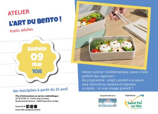 Atelier Médiathèque – L&rsquo;art du bento