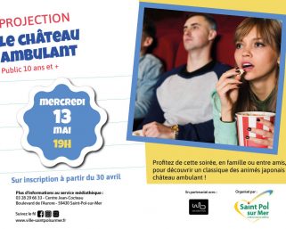 Projection Médiathèque – Le château ambulant