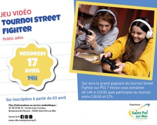 Animation Médiathèque – Tournoi Street Fighter