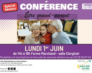 Conférence sénior -Être grand-parents