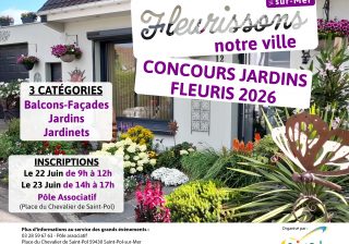 Inscriptions au concours de jardins fleuris