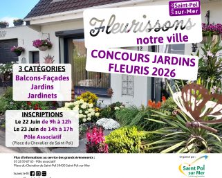 Inscriptions au concours de jardins fleuris