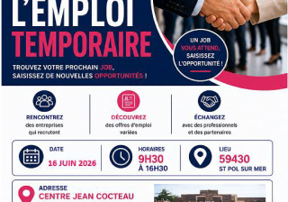 Forum de l’Emploi Temporaire à Saint-Pol-sur-Mer