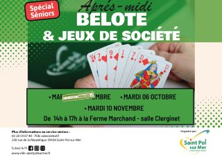 Animation séniors – Belote ou scrabble