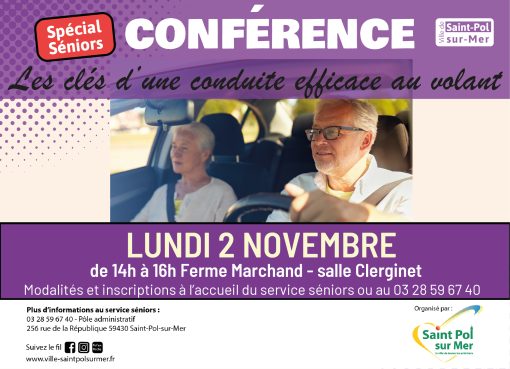 Conférence séniors – Les clés d&rsquo;une conduite efficace au volant