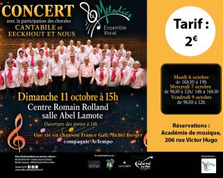 Concert de l&rsquo;Ensemble Vocal Melodies